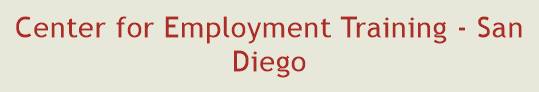 Center for Employment Training - San Diego
